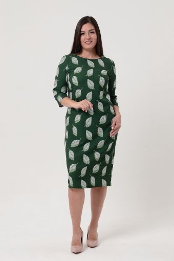 Платье 20656 (Зеленый) - Модно-Трикотаж
