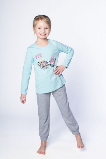 Пижама 22706 детская LOL Surprise (Бирюза) - Модно-Трикотаж
