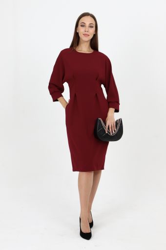 Платье 20655 (Бордо) - Модно-Трикотаж