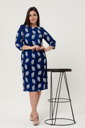 Платье 20656 (Синий) - Модно-Трикотаж