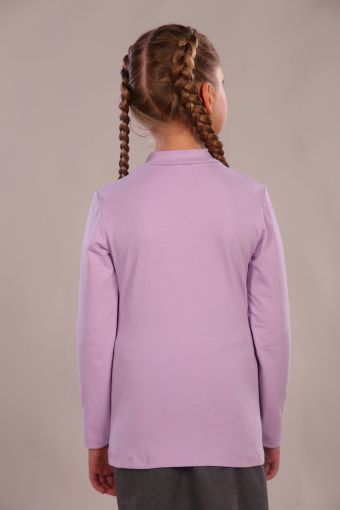 Блузка для девочки Лилия 13156 (Светло-сиреневый) (Фото 2)