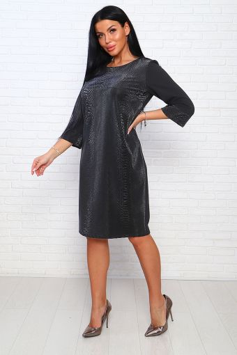 Платье женское 24659 (Черный) - Модно-Трикотаж
