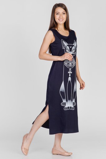 Платье М-510 D (Темно-синий) - Модно-Трикотаж