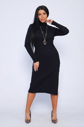 Платье 71095 (Черный) - Модно-Трикотаж