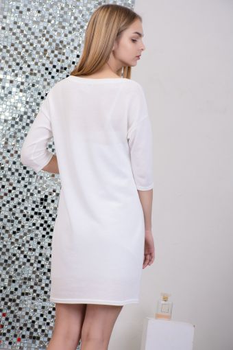 Платье 24807 (Белый) (Фото 2)