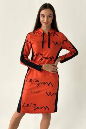 Платье 8181 (Терракот) - Модно-Трикотаж