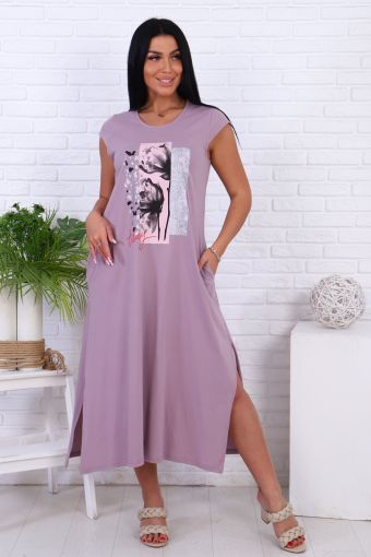 Платье 32052 (Сиреневый) - Модно-Трикотаж