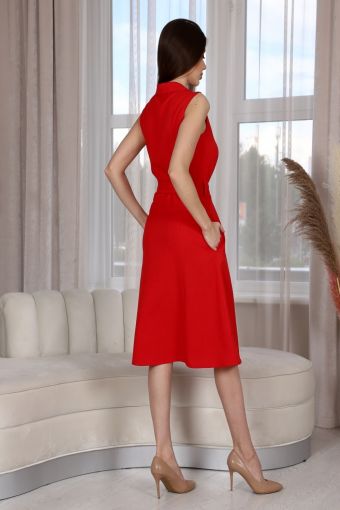 Платье П216о (Красный) (Фото 2)