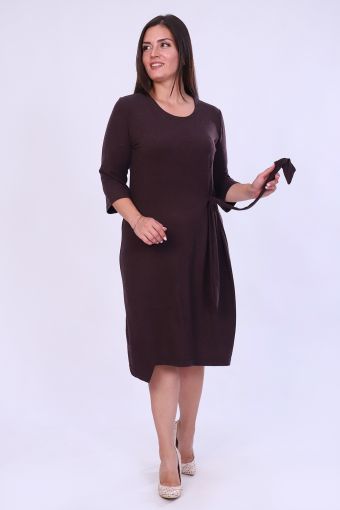 Платье 37056 (Шоколад) - Модно-Трикотаж