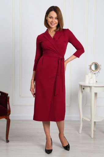 Платье 22228 (Красный) - Модно-Трикотаж