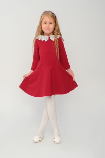 Платье Элиза бордовый (Бордовый) - Модно-Трикотаж