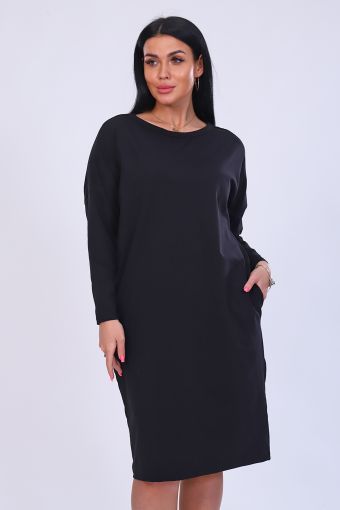 Платье 35265 (Черный) - Модно-Трикотаж
