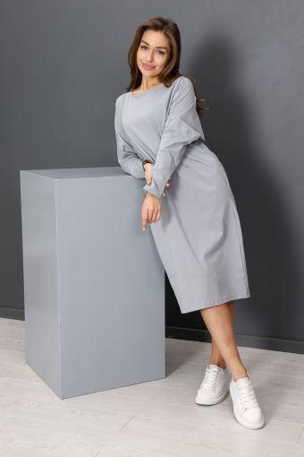Платье 35265 (Серый) - Модно-Трикотаж