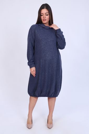 Платье 52227 (Синий) - Модно-Трикотаж