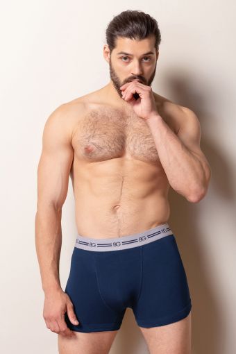 Набор трусов BeGood UM1201D Underwear 3 шт. (Темно-синий/бургунди/синий) - Модно-Трикотаж
