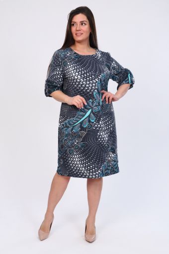 Платье 52255 (Серый) - Модно-Трикотаж