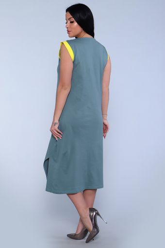 Платье 71063 (Оливковый) (Фото 2)