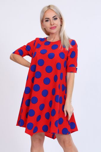 Платье 52262 (Красный) - Модно-Трикотаж
