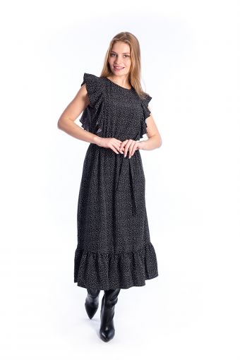 Платье 22258 (Черный) - Модно-Трикотаж