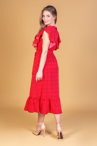 Платье 22258 (Красный) (Фото 2)