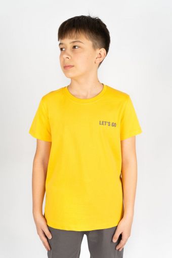Футболка для мальчика 52297 (Желтый) - Модно-Трикотаж