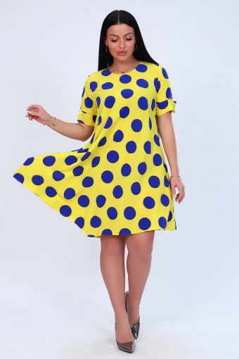 Платье 52262 (Желтый) - Модно-Трикотаж