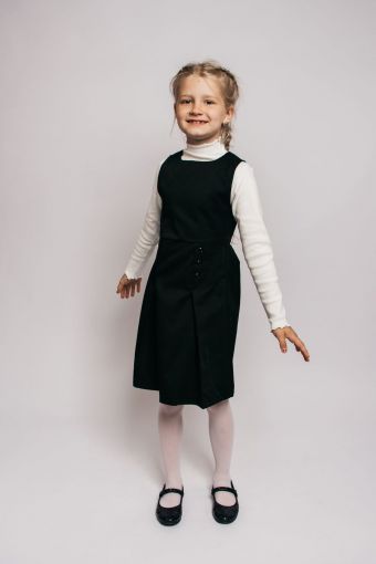 Сарафан для девочки 81201 (Черный) - Модно-Трикотаж