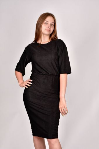 Платье женское 870 (Черный) - Модно-Трикотаж