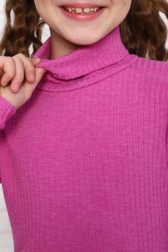 Водолазка Ребекка длинный рукав детская (Ярко-розовый) (Фото 2)