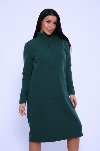 Платье 35320 (Зелёный) - Модно-Трикотаж