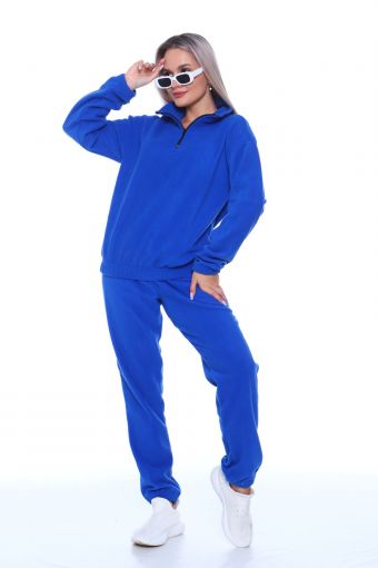 Костюм с брюками Лазурит 4фл (Синий) - Модно-Трикотаж