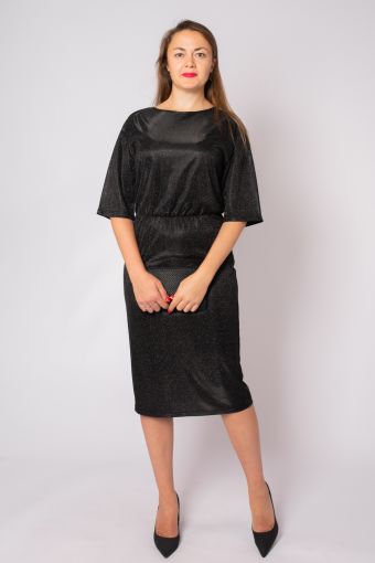 Платье женское 865 (Черный) - Модно-Трикотаж