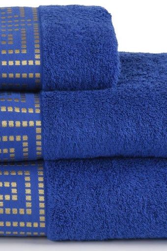 Полотенце махровое Mito Greco (Синий) - Модно-Трикотаж