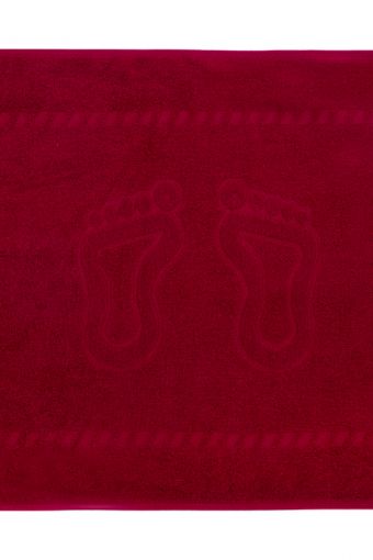 Полотенце махровое Ножки (Бордовый) - Модно-Трикотаж