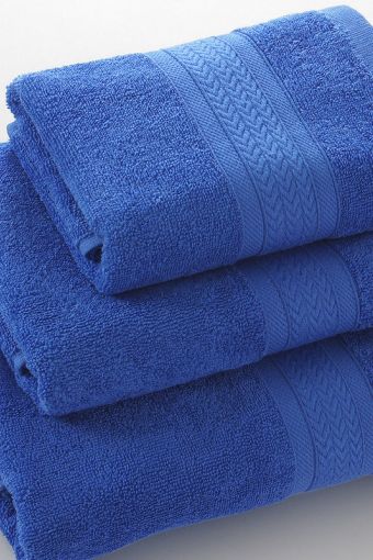 Полотенце махровое Утро (Синий) - Модно-Трикотаж