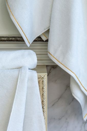 Махровое полотенце Verossa Arte (Белый) - Модно-Трикотаж