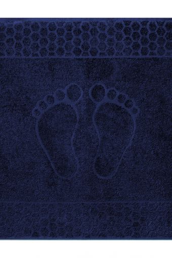Полотенце махровое Ножки (Темно-синий) - Модно-Трикотаж