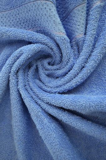 Полотенце махровое 90 Б (Голубой) - Модно-Трикотаж