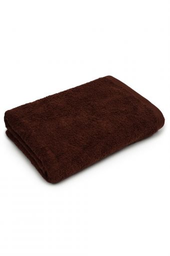 Махровое полотенце GINZA 100х150. арт.5511 Узбекистан, 450гр. (Темно-коричневый) - Модно-Трикотаж