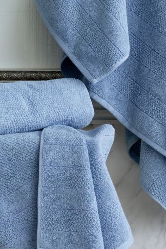 Махровое банное полотенце Verossa Milano (Пудрово-голубой) - Модно-Трикотаж