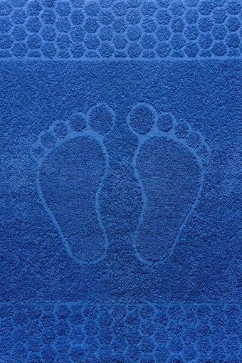 Полотенце махровое Ножки (Синий) - Модно-Трикотаж
