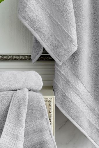 Махровое банное полотенце Verossa коллекция Reticolo 70х140 (Серый) - Модно-Трикотаж