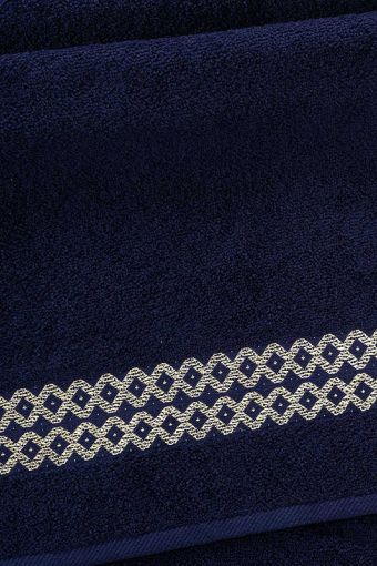 Полотенце махровое Блеск (Темно-синий) - Модно-Трикотаж