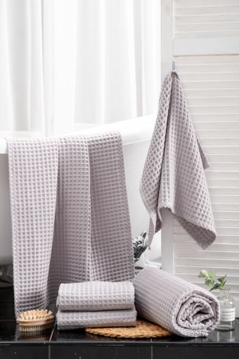 Полотенце для ванной Бохо (Светло-серый) - Модно-Трикотаж