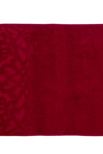 Полотенце махровое жаккардовое BJ6 (Бордовый) - Модно-Трикотаж