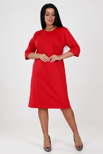 Платье 31776 (Красный) - Модно-Трикотаж