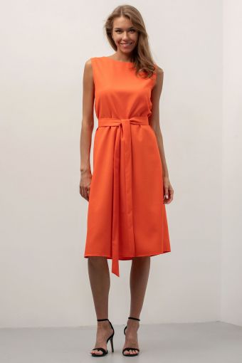 Платье П155дн (Оранжевый) - Модно-Трикотаж