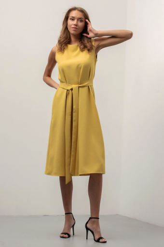 Платье П155дн (Желтый) - Модно-Трикотаж