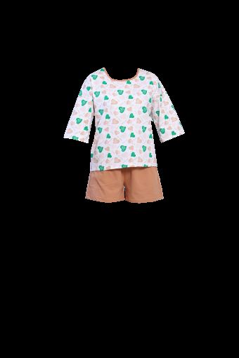 Пижама женская 22073 (Бежевый) - Модно-Трикотаж