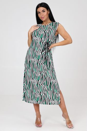 24789 платье (Зеленый) - Модно-Трикотаж